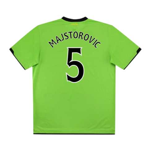 Celtic 2010-11 Away Shirt (XL) (Mint) (Majstorovic 5)