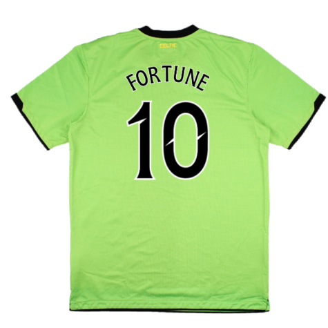 Celtic 2010-11 Away Shirt (Sponsorless) (M) (Excellent) (Fortune 10)