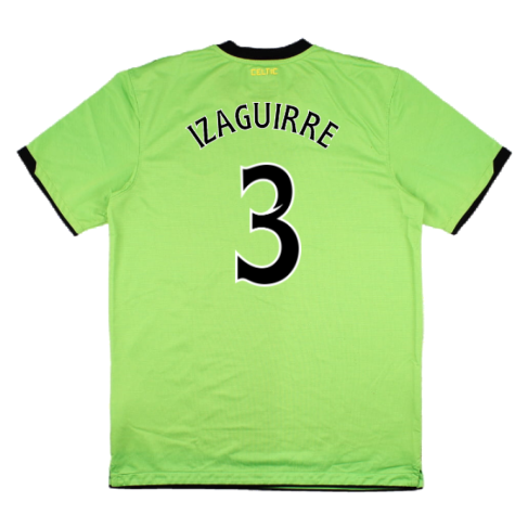 Celtic 2010-11 Away Shirt (Sponsorless) (M) (Excellent) (Izaguirre 3)