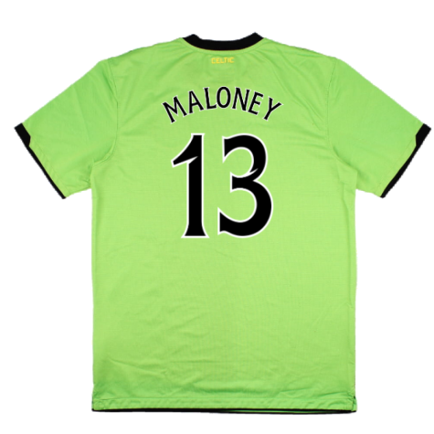 Celtic 2010-11 Away Shirt (Sponsorless) (M) (Excellent) (Maloney 13)