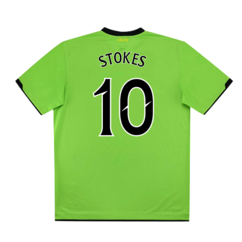 Celtic 2010-11 Away Shirt (XL) (Mint) (Stokes 10)