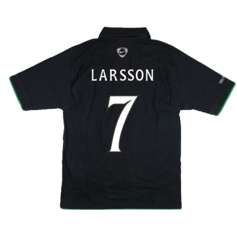 Celtic 2013-15 Nike Polo Shirt (M) (Larsson 7) (Very Good)