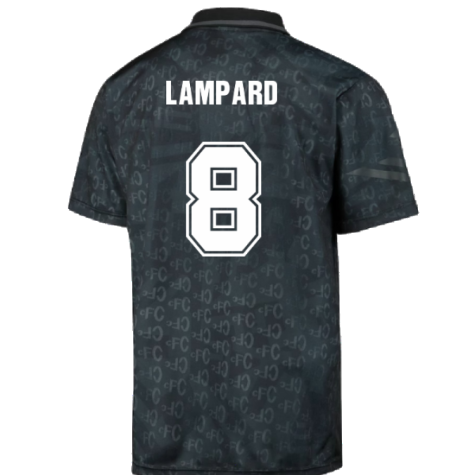 Chelsea 1992 Black Out Retro Football Shirt (Lampard 8)