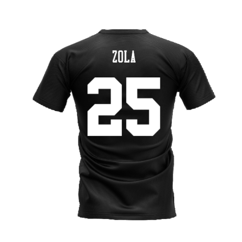 Chelsea 1995-1996 Retro Shirt T-shirts (Black) (Zola 25)