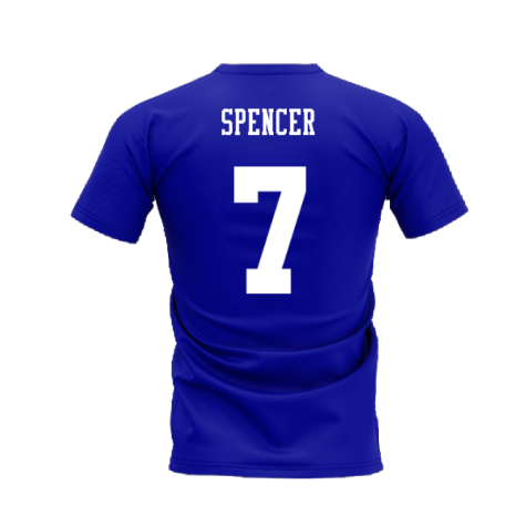 Chelsea 1995-1996 Retro Shirt T-shirts (Blue) (Spencer 7)