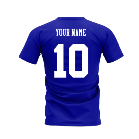 Chelsea 1995-1996 Retro Shirt T-shirts (Blue) (Your Name)