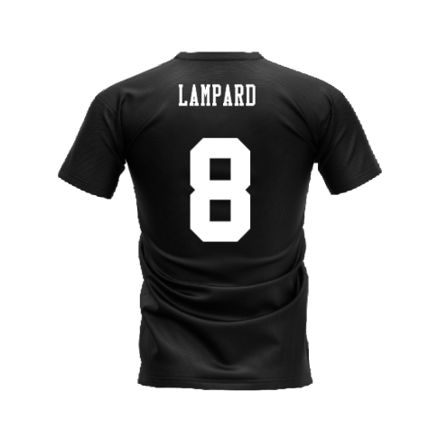 Chelsea 1995-1996 Retro Shirt T-shirts - Text (Black) (Lampard 8)