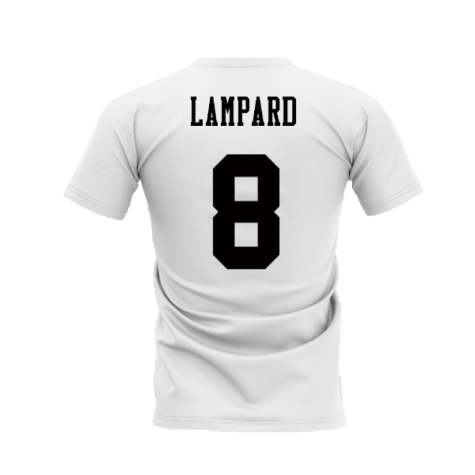 Chelsea 1995-1996 Retro Shirt T-shirts (White) (Lampard 8)