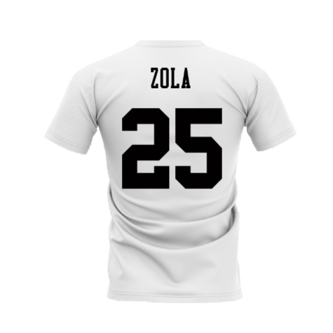 Chelsea 1995-1996 Retro Shirt T-shirts (White) (Zola 25)