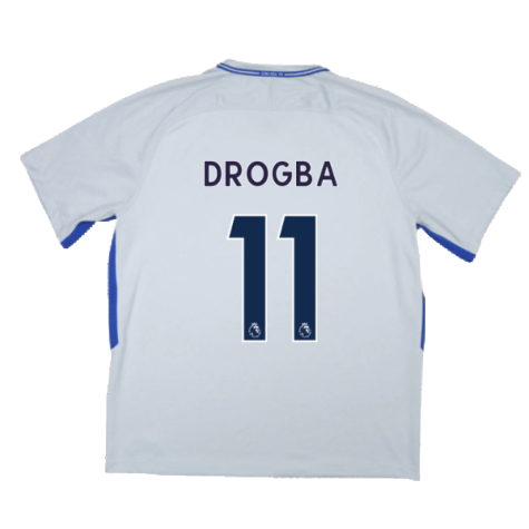 Chelsea 2017-18 Away Shirt (XLB) (Very Good) (Drogba 11)