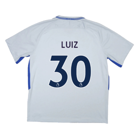 Chelsea 2017-18 Away Shirt (XLB) (Very Good) (Luiz 30)