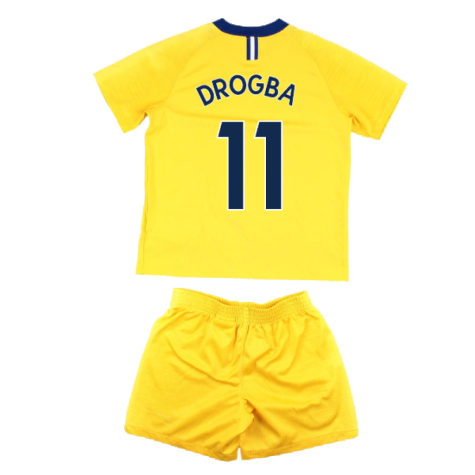 Chelsea 2018-19 Away Mini Kit (4-5y) (Drogba 11) (Very Good)