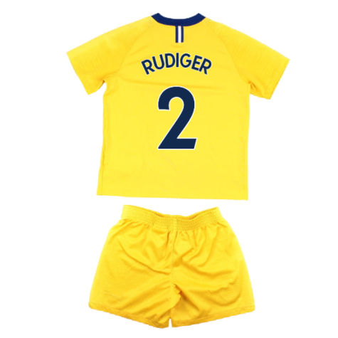 Chelsea 2018-19 Away Mini Kit (4-5y) (Rudiger 2) (Very Good)