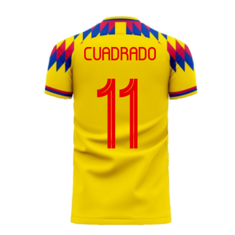 Colombia 2024-2025 Home Concept Football Kit (Libero) (CUADRADO 11)