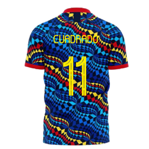 Colombia 2024-2025 Fourth Concept Football Kit (Libero) (CUADRADO 11)