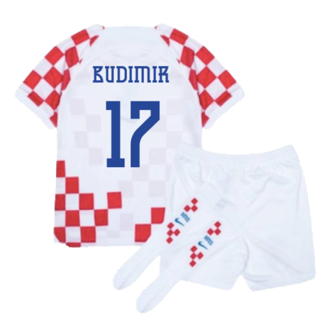 Croatia 2022-2023 Home Mini Kit (6-7y) (BNWT) (Budimir 17)