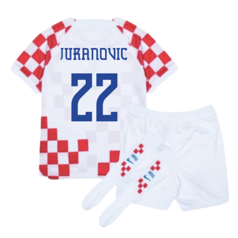 Croatia 2022-2023 Home Mini Kit (6-7y) (BNWT) (Juranovic 22)