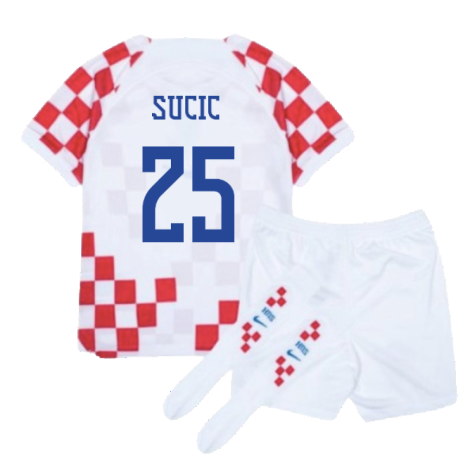 Croatia 2022-2023 Home Mini Kit (6-7y) (BNWT) (Sucic 25)