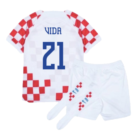 Croatia 2022-2023 Home Mini Kit (6-7y) (BNWT) (Vida 21)