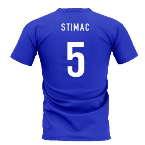 Croatia Team T-Shirt - Royal (STIMAC 5)