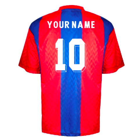 Crystal Palace 1991 ZDS Cup Final Shirt (Your Name)