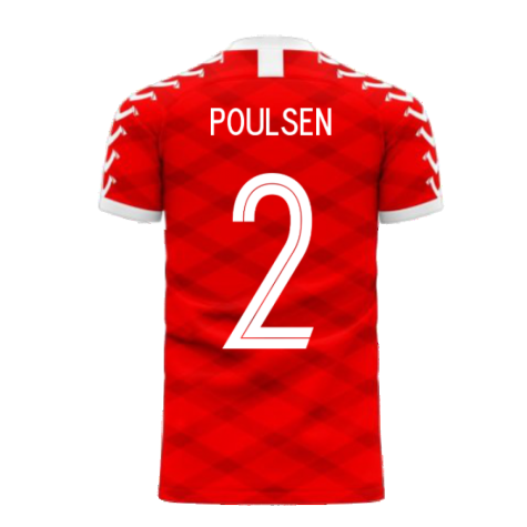 Denmark 2024-2025 Home Concept Football Kit (Viper) (POULSEN 2)