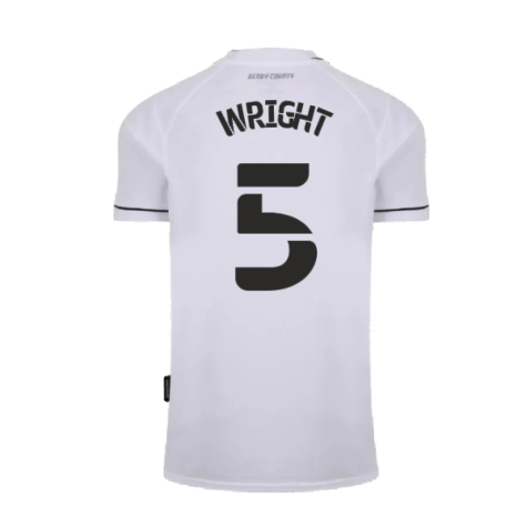 Derby County 2020-21 Home Shirt (L) (Excellent) (Wright 5)