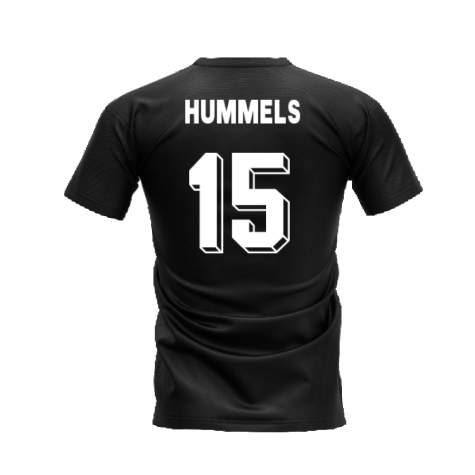 Dortmund 1996-1997 Retro Shirt T-shirt (Black) (Hummels 15)