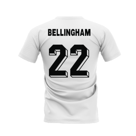 Dortmund 1996-1997 Retro Shirt T-shirt - Text (White) (Bellingham 22)