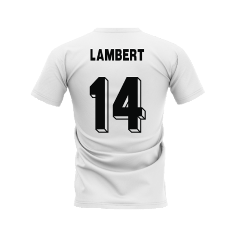 Dortmund 1996-1997 Retro Shirt T-shirt - Text (White) (Lambert 14)