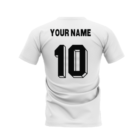 Dortmund 1996-1997 Retro Shirt T-shirt (White) (Your Name)