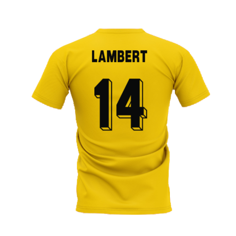 Dortmund 1996-1997 Retro Shirt T-shirt (Yellow) (Lambert 14)