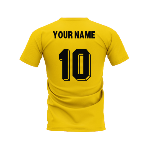 Dortmund 1996-1997 Retro Shirt T-shirt (Yellow) (Your Name)