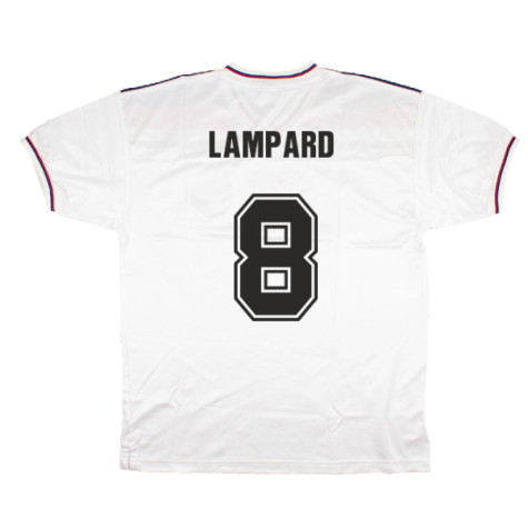 England 1980-82 Score Draw Replica Home Shirt (XL) (Good) (Lampard 8)