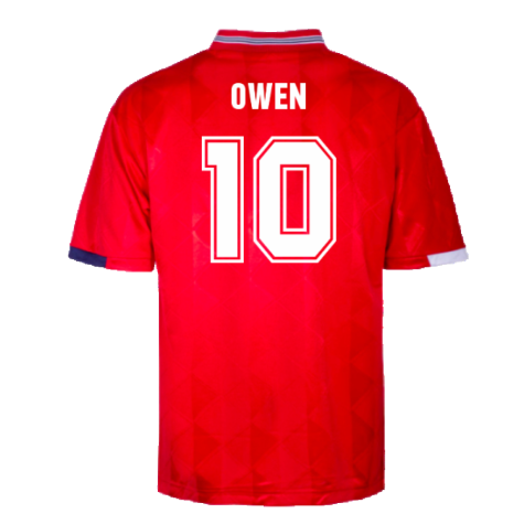 England 1989 Away Retro Shirt (Owen 10)