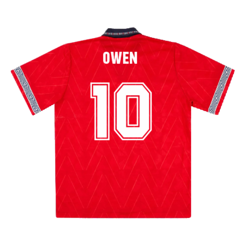 England 1990-92 Away Shirt (L) (Excellent) (Owen 10)