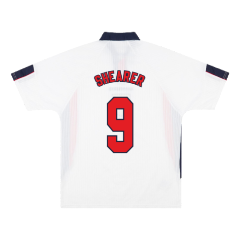 England 1997-99 Home Shirt (M) (Very Good) (SHEARER 9)