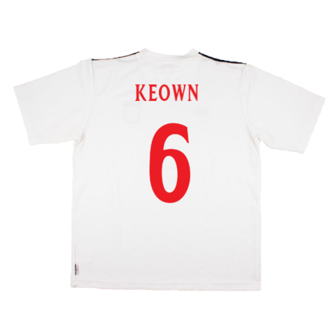 England 1999-2001 Umbro Training Shirt (L) (Keown 6) (Excellent)