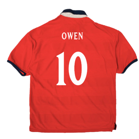 England 2000-01 Away Shirt (XL) (Very Good) (Owen 10)