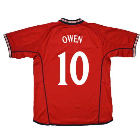 England 2002-04 Away Shirt (M) (Excellent) (OWEN 10)