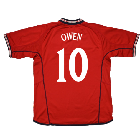 England 2002-04 Away Shirt (2XL) (Very Good) (OWEN 10)