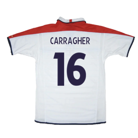 England 2003-05 Home (S) (Excellent) (Carragher 16)