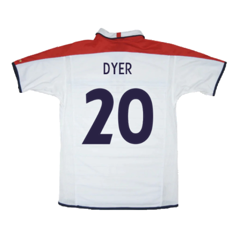 England 2003-05 Home (S) (Excellent) (Dyer 20)