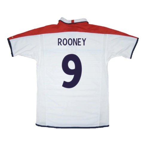 England 2003-05 Home (Excellent) (Rooney 9)