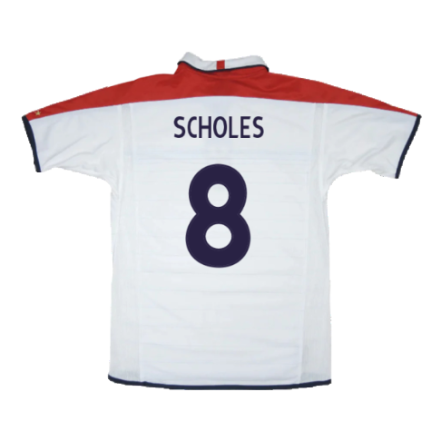 England 2003-05 Home (Excellent) (Scholes 8)