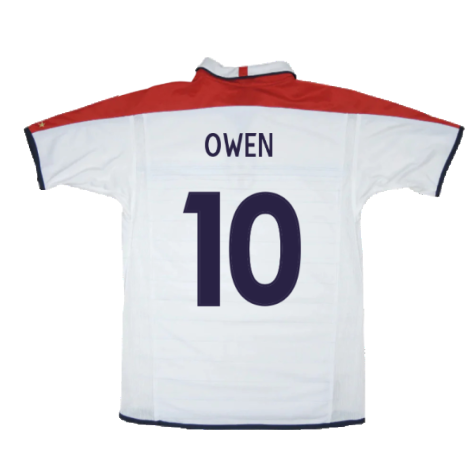 England 2003-05 Home Shirt (Excellent) (Owen 10)