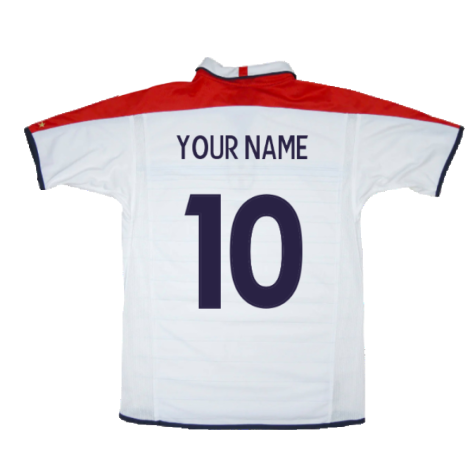 England 2003-05 Home Shirt (XL) (Excellent) (Your Name)