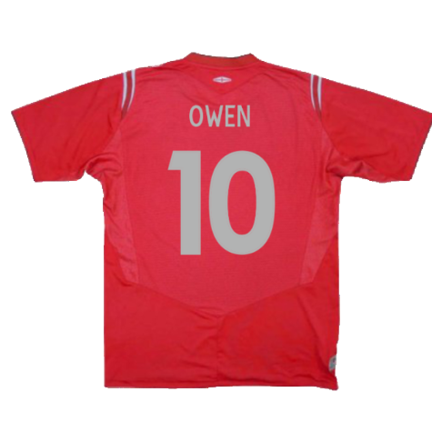 England 2004-06 Away Shirt (Very Good) (Owen 10)