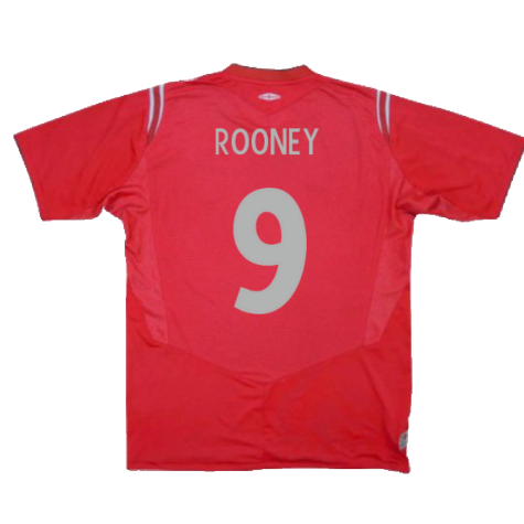 England 2004-06 Away Shirt (XL) (Very Good) (Rooney 9)