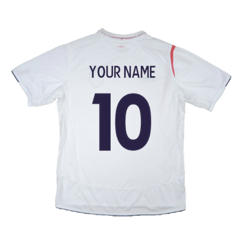 England 2005-07 Home Shirt (M) (Very Good) (Your Name)